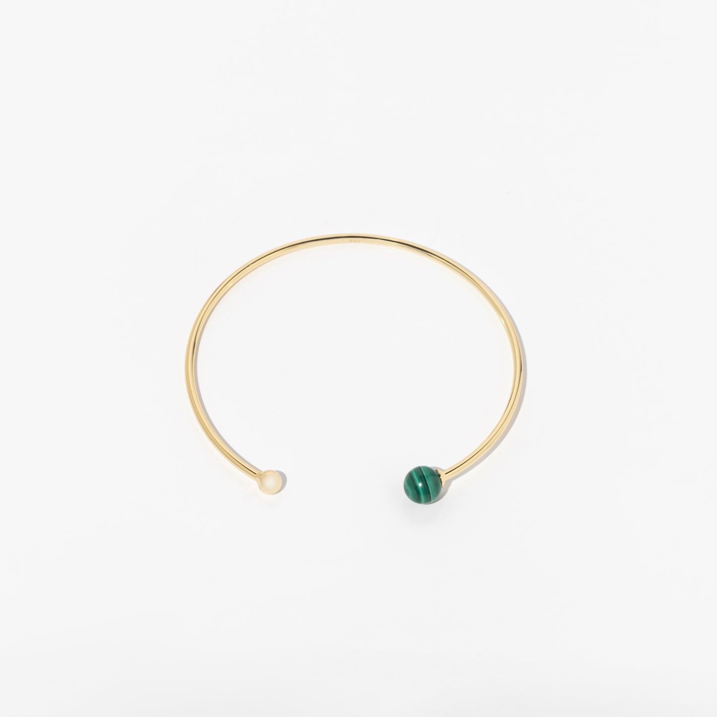 Srebrna narukvica sa 14k pozlatom